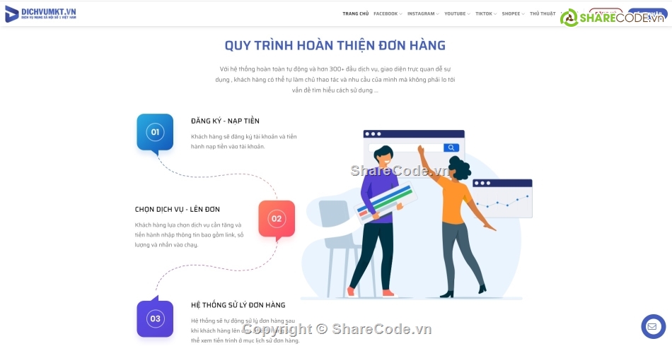 dichvumkt,source code mạng xã hội,code dịch vụ mạng xã hội